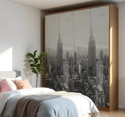 Wolkenkrabbers van new york kast stickers