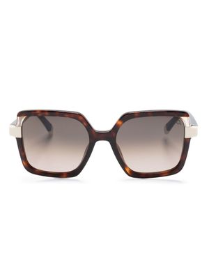Etnia Barcelona lunettes de soleil Sarria à monture carrée - Marron