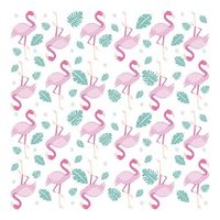 40x Flamingo thema servetten 33 x 33 cm - thumbnail