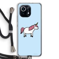 Eenhoorn: Xiaomi Mi 11 Transparant Hoesje met koord