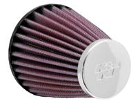 K&N Luchtfilter universeel verchroomd, Universele luchtfilters voor de moto, RC-1200