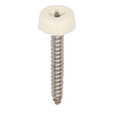 Polytop schroeven RVS 30mm Crème - Heering (100 st) (2693)