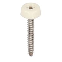 Polytop schroeven RVS 30mm Crème - Heering (100 st) (2693)