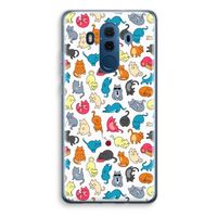 Kleurrijke katten: Huawei Mate 10 Pro Transparant Hoesje