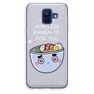 I'm A Hopeless Ramen-Tic For You: Samsung Galaxy A6 (2018) Transparant Hoesje