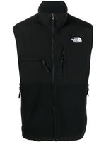 The North Face gilet zippé à logo brodé - Noir