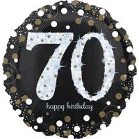 'Ballon 70 jaar zwart' kopen? | FOR YOU GIFTS