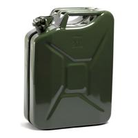 Jerrycan - metaal - 20 liter - legergroen - brandstof - benzine/diesel