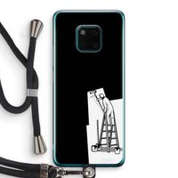 Musketon Painter: Huawei Mate 20 Pro Transparant Hoesje met koord
