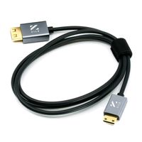 ZILR 4K60p Hyper-Thin High-Speed HDMI to Mini HDMI Secure Cable 1m - thumbnail