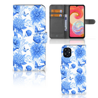 Hoesje voor Samsung Galaxy A04e Flowers Blue