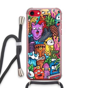 Vexx Mixtape: iPhone SE 2020 Transparant Hoesje met koord