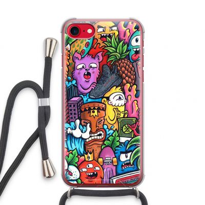 Vexx Mixtape: iPhone SE 2020 Transparant Hoesje met koord