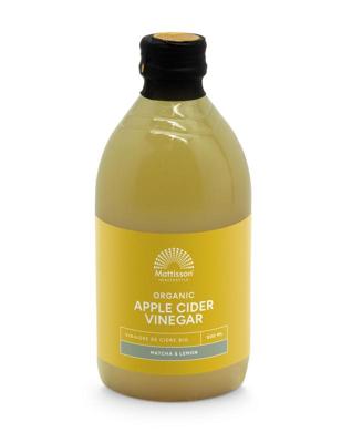 Mattisson Organic apple cider vinegar matcha lemon bio