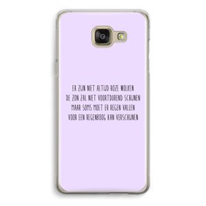 Regenboog: Samsung Galaxy A5 (2016) Transparant Hoesje