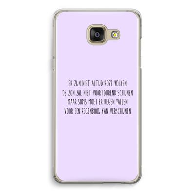 Regenboog: Samsung Galaxy A5 (2016) Transparant Hoesje