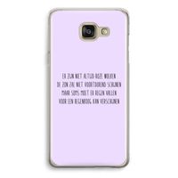 Regenboog: Samsung Galaxy A5 (2016) Transparant Hoesje