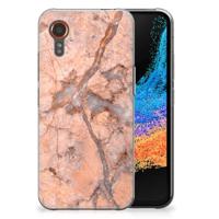 Samsung Galaxy Xcover 7 | TPU | Siliconen hoesje | Marmer Oranje