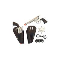 Western Sheriff Verkleedset - 2 Pistolen met Holsters - Riempje - Kogels - Sheriff