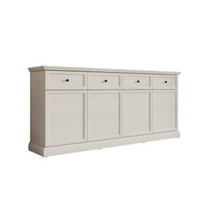 Meubella Dressoir Leroy - Wit eiken - 193 cm