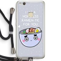 I'm A Hopeless Ramen-Tic For You: Huawei Ascend P10 Lite Transparant Hoesje met koord