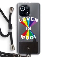Het Leven Is Mooi: Xiaomi Mi 11 Transparant Hoesje met koord