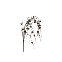 Kunsttak Larix XL bruin 133x12x8cm