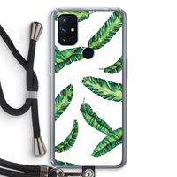 Lange bladeren: OnePlus Nord N10 5G Transparant Hoesje met koord