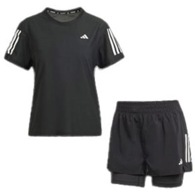 adidas OTR Tee 2in1 Short Set Dames