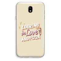 Pizza is the answer: Samsung Galaxy J7 (2017) Transparant Hoesje