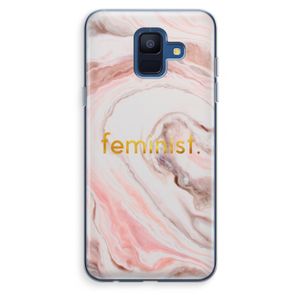 Feminist: Samsung Galaxy A6 (2018) Transparant Hoesje
