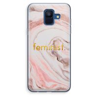 Feminist: Samsung Galaxy A6 (2018) Transparant Hoesje