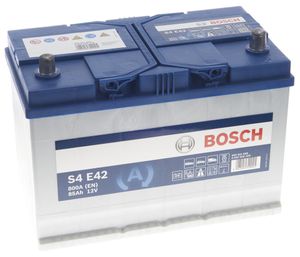 Bosch Blue auto accu S4E42 - 85Ah - 800A - aangepast voor voertuigen met start-stopsysteem S4E42