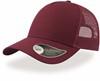 Atlantis AT511 Rapper Cotton Cap - Burgundy/Burgundy - One Size