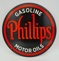 Phillips Motor Oils Stalen Bord - Ø30cm