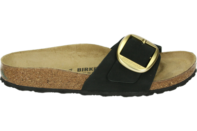 Birkenstock MADRID BIG BUCKLE NUBUK BLACK - alle