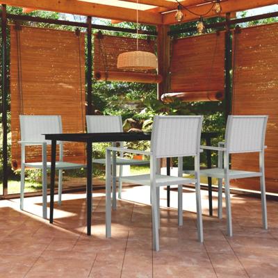 5-delige Tuinset wit