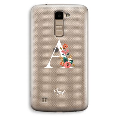 Pink Bouquet: LG K10 (2016) Transparant Hoesje
