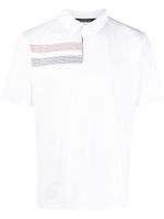 Rossignol polo à détails rayés - Blanc