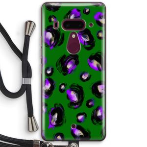 Green Cheetah: HTC U12+ Transparant Hoesje met koord