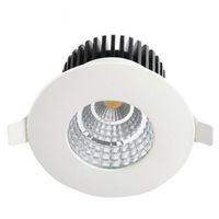 LED Spot - Inbouwspot - Rond 6W - Waterdicht IP65 - Natuurlijk Wit 4200K - Mat Wit Aluminium - Ø90mm