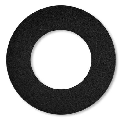 Afdekschijf zwart voor flens Ø32 mm - per stuk