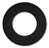 Afdekschijf zwart voor flens Ø32 mm - per stuk