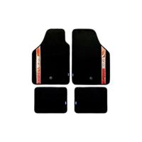 Vloermattenset voor auto Sparco Strada 2012 B Universeel Zwart/Rood (4 pcs)