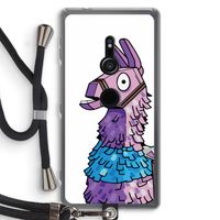 Lama: Sony Xperia XZ2 Transparant Hoesje met koord
