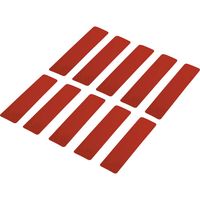 Conrad Components RTS25/100-RD 1282797 Plakstroken RTS Rood (l x b) 100 mm x 25 mm 10 stuk(s) - thumbnail