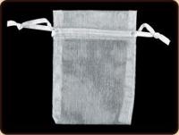 Ruben Robijn Organza buidel zilver