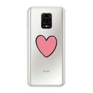 Hartje: Xiaomi Redmi Note 10 Lite Transparant Hoesje