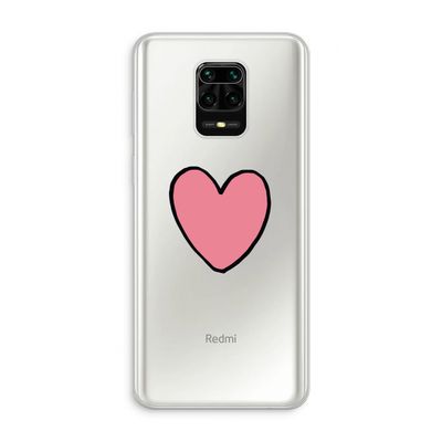 Hartje: Xiaomi Redmi Note 10 Lite Transparant Hoesje