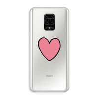 Hartje: Xiaomi Redmi Note 10 Lite Transparant Hoesje